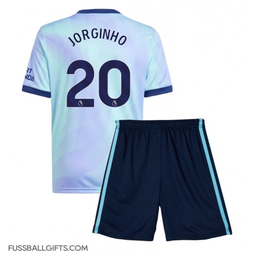 Arsenal Jorginho Frello #20 Fußballbekleidung 3rd trikot Kinder 2024-25 Kurzarm (+ kurze hosen)